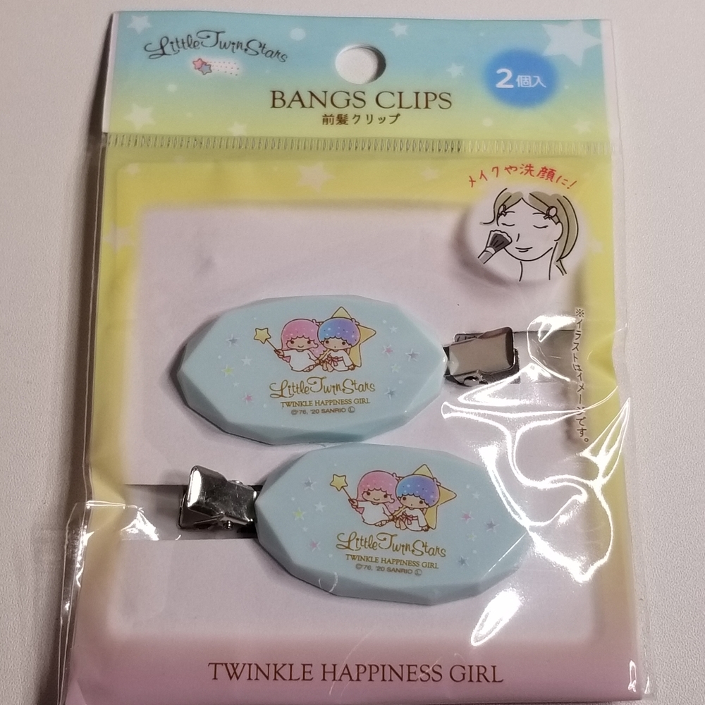 Sanrio Bangs Hair Clip - Little Twin Stars  2 pcs New